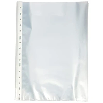 Image of Dohe Basic Pack of 100 Punched Sleeves, Folio, Plastic