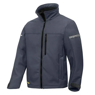 Image of Snickers AllroundWork Softshell Jacket Steel Grey/Black L