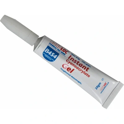 Image of Bondloc B454 Thixotropic Non drip Gel Cyanoacrylate 20g