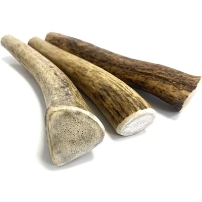 Image of Antler Dog Chews Mini x 2 (Weight 30 49g), (Size May Vary) Premium Quality Natural Chew Treat Hypo Allergenic Extra Small SHC