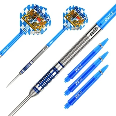Image of One80 steel dart bavaria ultra 90% tungsten tip set with flight (23 g, 04)