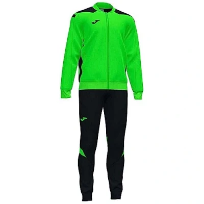 Image of Joma Championship VI Tracksuit Fluorescent Green Black