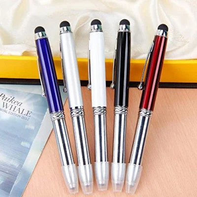 Image of LED Pen Torch Ballpoint 3 in1 Pen/Stylus/LED Light， Powered Ink Penlights for Night Write (1 Pack)