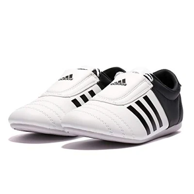Image of adidas Unisex Adi Kick I Martial Arts Taekwondo Karate Training Shoes Trainers, White, 8 UK