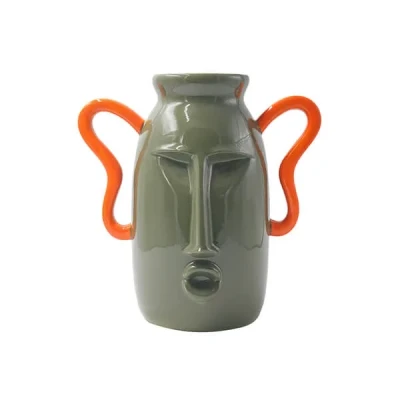 Image of Que Rico Amor Del Color Large Green Federico Vase