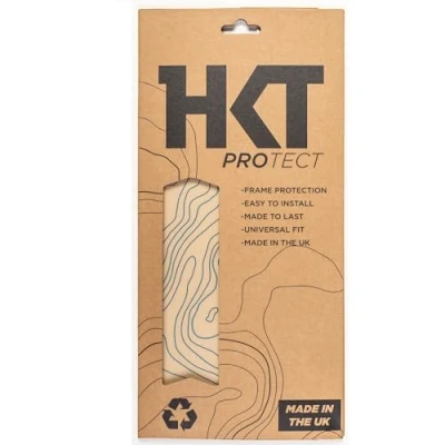 Image of HKT PROTECT XXL Contour Lines Bike Frame Protection Kit Gloss 16 Piece (Blue)
