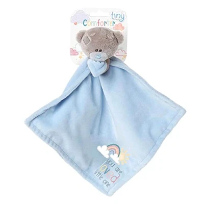 Image of Tiny Tatty Teddy Me To You Bear Are Loved Baby Boy Comforter, Blue (AGB92036)