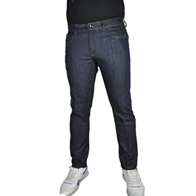 Image of camel active Men&#039;s Slim fit Madison Stretch Jeans Pants, darkblue, 32 W/32 L
