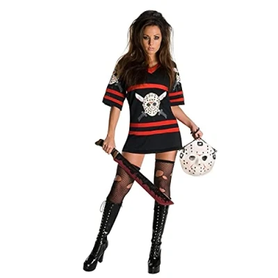 Image of Rubie&#039;s Official Ladies Miss Jason Voorhees Friday The 13th, Adult Costume Large