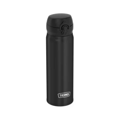Image of Thermos 4035.232.050 Ultralight Flask, Black, 500 ml, Extremely Lightweight, 210 g, Drinking Bottle, Dishwasher Safe, Flask Keeps Hot for 10 Hours, Cold 20 BPA Free