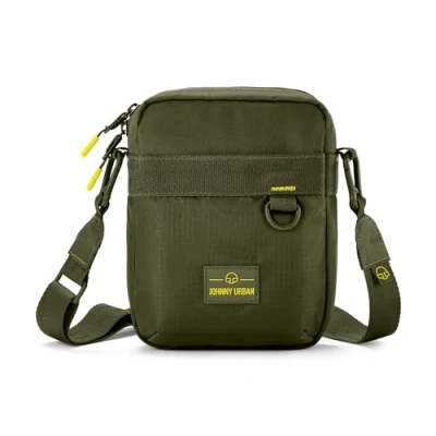 Image of Johnny Urban Shoulder Bag Men &amp; Women Green Jayden Sling for Festival, Sports, Travel, Everyday Use Small Man Cross Body Water Repellent Pouch Lightweight
