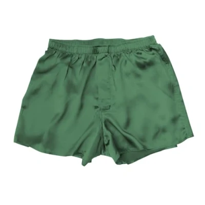 Image of Jasmine Silk Men&#039;s Classic Boxer Shorts Emerald Green (UK, Alpha, S, Regular, Regular)