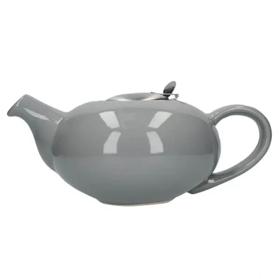 Image of London Pottery Pebble Filter 4 Cup Teapot Light Grey