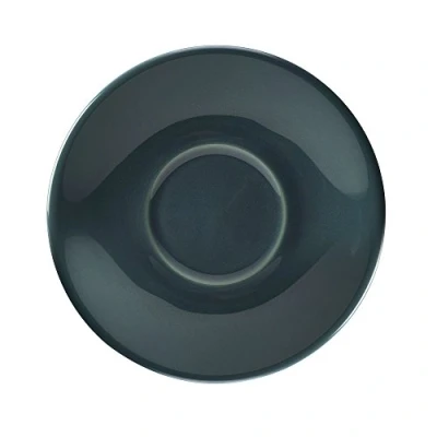 Image of Genware Royal Saucer Grey 16cm Porcelain for Chic Barista Coffee Service