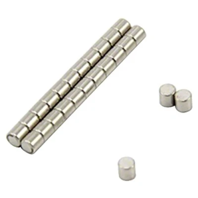 Image of N42SH High Temperature Neodymium Magnet for Temperature, Engineering, and Manufacturing Applications 2mm dia x thick 0.15kg Pull Pack of 250