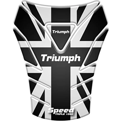 Image of 3D EFFECT RESINATED TANK PAD compatible with T.riumph Speed Triple 1050 v3