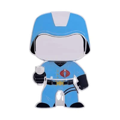Image of Loungefly POP! Large Enamel Pin GI JOE: Cobra Commander G.I. Joe Pins Cute Collectable Novelty Brooch for Backpacks &amp; Bags Gift Idea Official Merchandise TV Fans