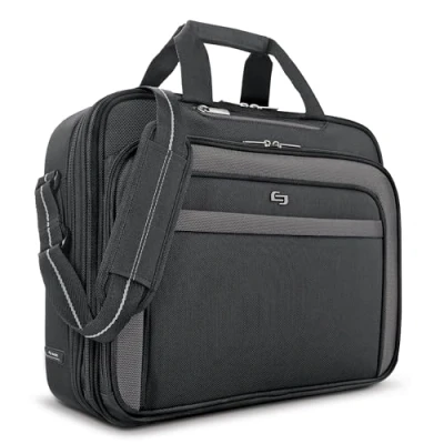 Image of Solo Empire 17.3 Inch Laptop Briefcase, TSA Friendly, Black, 17.3&quot;,