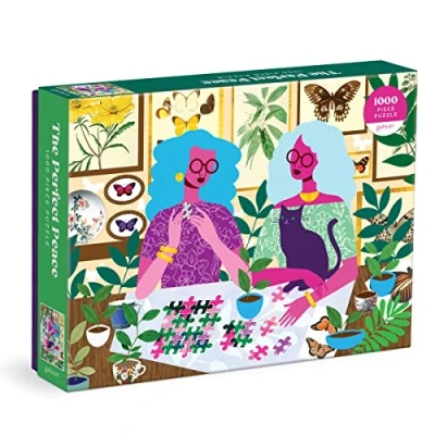 Image of Galison 9780735375710 The Perfect Peace Jigsaw Puzzle, Multicoloured, 1000 pieces