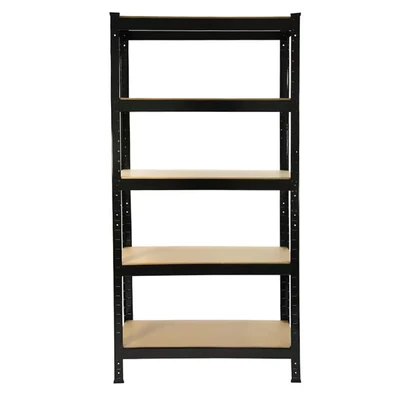 Image of MonsterShop Monster Racking T Rax Heavy Duty Shelving Units Black 75cm W 30cm D (Set of 10)