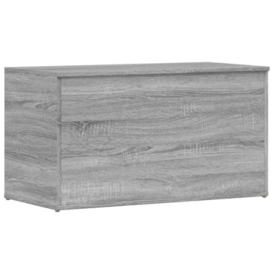 Image of vidaXL Storage Chest Home Living Room Trunk Container Organiser Box Coffee Couch Table Furniture Grey Sonoma Engineered Wood