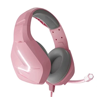 Image of Orzly Gaming Headset (Pink) for PC and Consoles PS5, PS4, XBOX SERIES X S, ONE, Nintendo Switch &amp; Google Stadia Stereo sound with noise cancelling mic Hornet RXH 20 Nakuru Edition