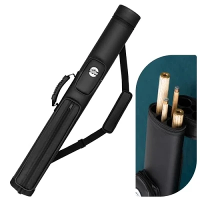 Image of Trymaker Snooker Cue Case, Pool Case for 2 Piece Cue, Made of Faux Leather Accessories