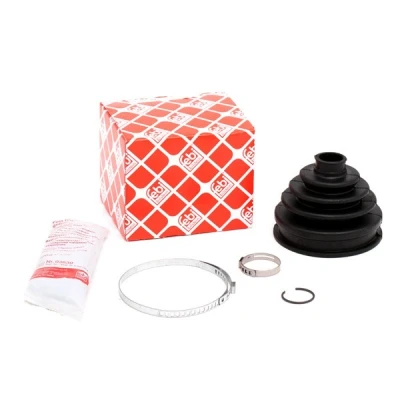 Image of 31607507402 CV Boot FEBI BILSTEIN 24137 Front Axle, Wheel Side Rubber BMW: X5, 3 Touring, Saloon