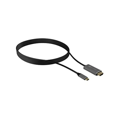 Image of ICY BOX IB CB020 C Active USB to HDMI Cable (1.8 m), UHD (2160p), HDCP 2.2, Converter, Black