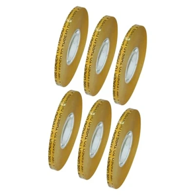 Image of JVCC ATG Tape [Acid Neutral] (ATG 7502): 1/4 in. x 36 yds. (Clear Adhesive on Gold Liner) [6 pack]