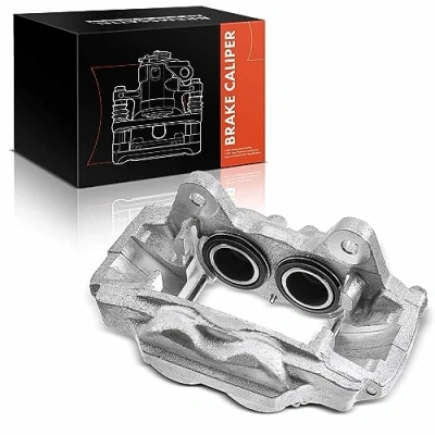 Image of Frankberg Brake Caliper Front axle Left Compatible with GX GRJ15 URJ15 4.6L 2010 2021 Land Cruiser Prado 2.7L 3.0L 4.0L 2009 2015 Replace# 4775060300
