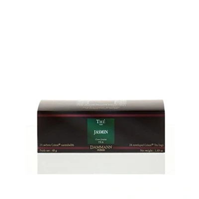 Image of DAMMANN FRERES JASMINE GREEN tea 4 x 24 wrapped envelopped bags