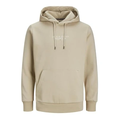 Image of JACK &amp; JONES Men&#039;s Jprbluarchie Sweat Hood Noos Sweater, Fields of Rye, S