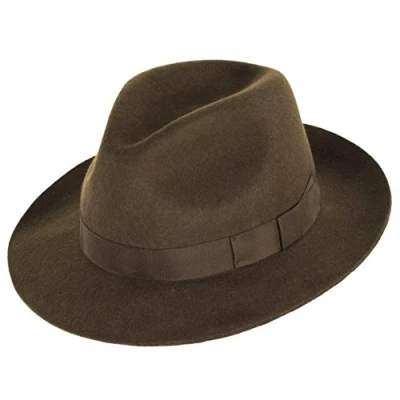 Image of Denton Hats Goodwood Trilby Brown