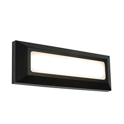 Image of Saxby Severus 3W Black Landscape Indirect Outdoor IP65 Warm White LED Guide Wall Light
