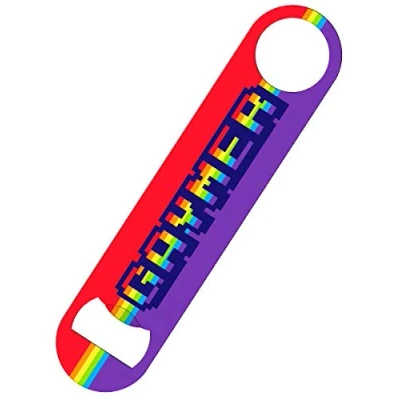 Image of Grindstore Gaymer Bar Blade Bottle Opener White 18 x 4cm