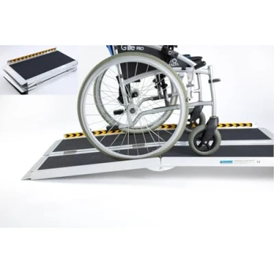 Image of The Ramp People Multifold Portable Wheelchair for Wheelchairs, Scooters &amp; Walkers 4ft 10ft (4ft / 122cm)
