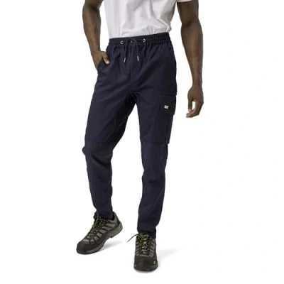 Image of CAT Men&#039;s Slim Fit Arbeitshose Work Utility Pants, Navy, 34 W/34 L