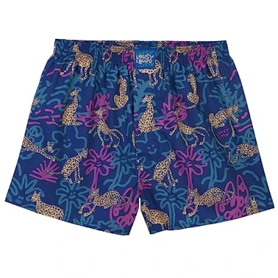 Image of Lousy Livin Into The Wild Boxer Shorts, blue, L
