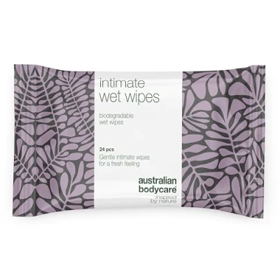 Image of Intimate Wet Wipes with Tea Tree Oil for Feminine Hygiene 144 (6 Packs) Cleanser Sweat and Bad Odour Refreshing, Moisturizing &amp; Cooling On The Go Biodegradable