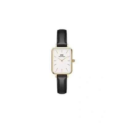 Image of Daniel Wellington DW00100559 Ladies Quadro Pressed Sheffield Gold 20mm Watch