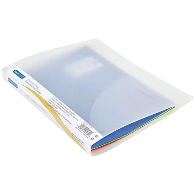 Image of Rapesco 0923 15 mm 2 Ring Binder, 25 Spine, A4, Clear Transparent, Pack of 10