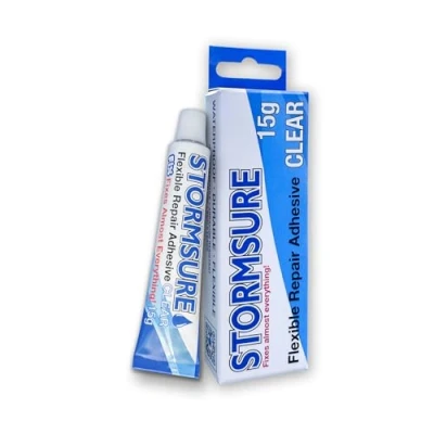Image of Stormsure Angler&#039;s Repair Adhesive: 15g Clear Glue for Fishing Gear and Apparel