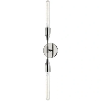 Image of Tara 2 Light Wall Sconce Polished Nickel