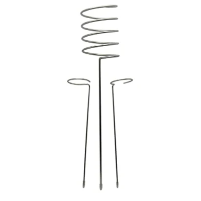 Image of SecureFix Direct Wine Bottle Glass Holder Stakes (Garden Outdoor Picnic Beach)