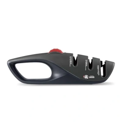 Image of MITSUMOTO SAKARI Multi Angle Adjustable Knife Sharpener, Japanese Professional 3 Stage Sharpeners, Functional Knives Sharpener (Also for Scissors and Bread Sharpening)