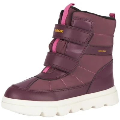 Image of Geox Boy&#039;s J Willaboom Girl B A Ankle boot, Prune, 10 UK Child
