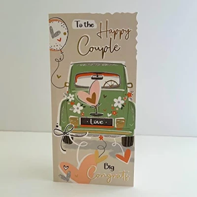 Image of Jonny Javelin To The Happy Couple Big Congrats Wedding Day Money Wallet Gift Card