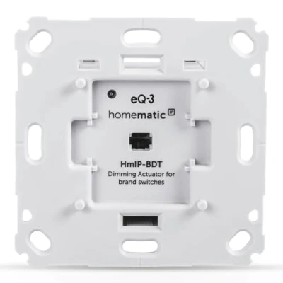 Image of Homematic IP Smart home dimming actuator for brand switches phase cut, cut dimmer dimmable lamps as well most LED lamps, 143166A0