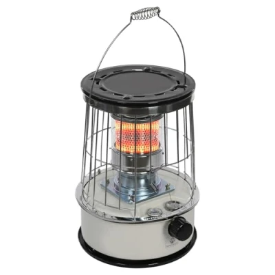Image of Kerosene Heater Stove, Portable Camping Oil Heaters 360 Surround 107.64 215.28ft² Heating Area Stove Burner with 6L Fuel Storage for Indoor Outdoor Use